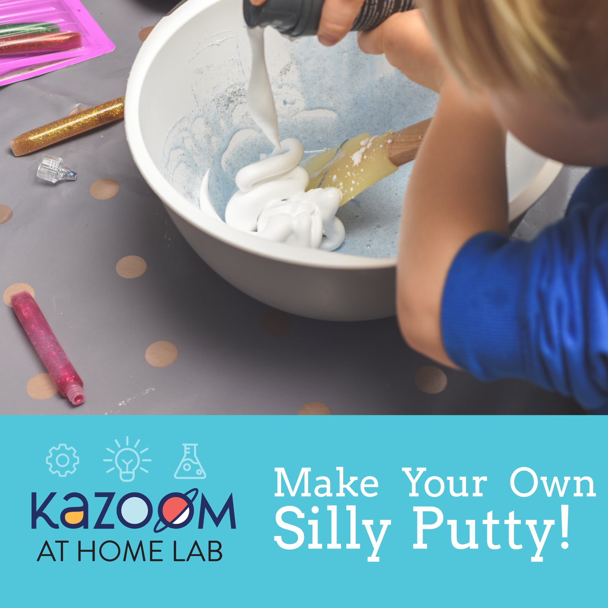 Make Your Own Silly Putty Kazoom Kids