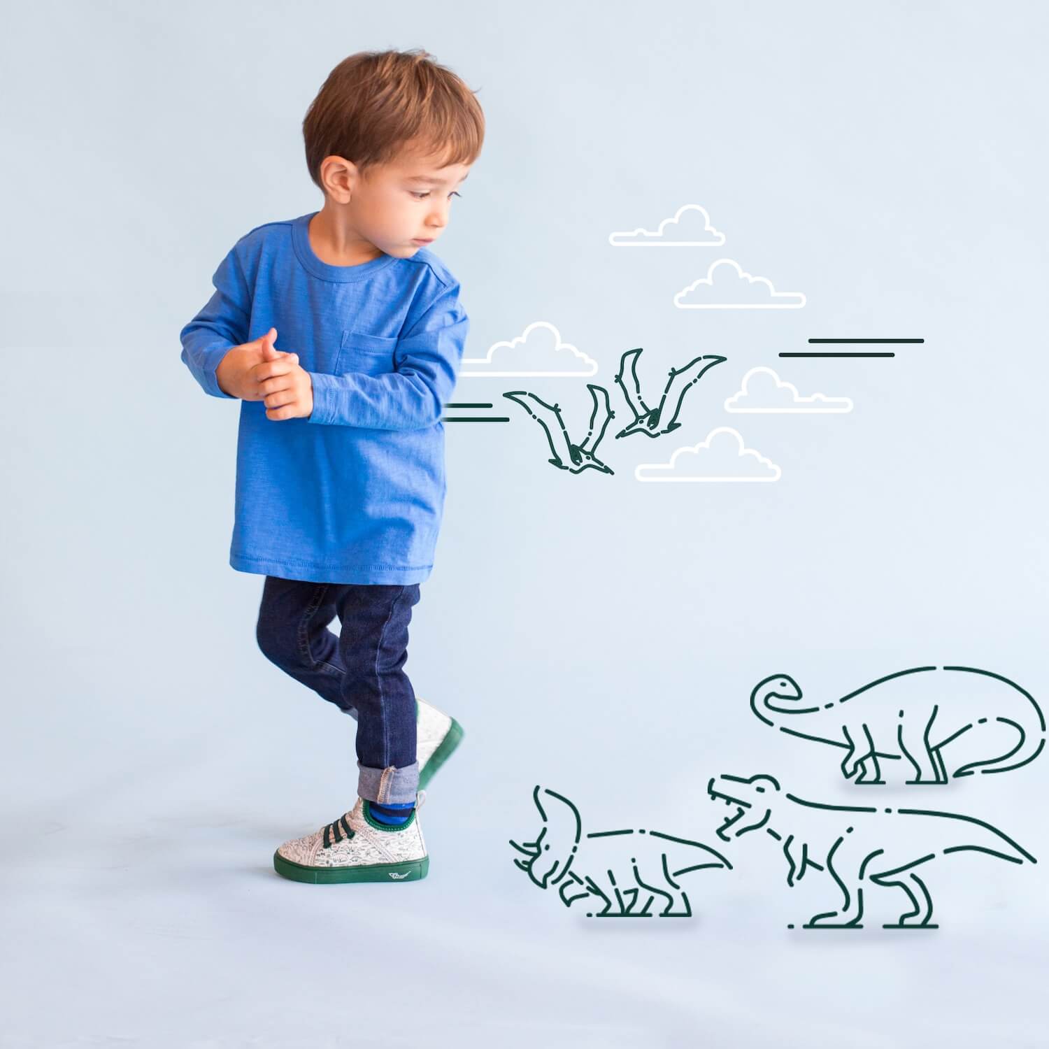 Kids sale dino shoes